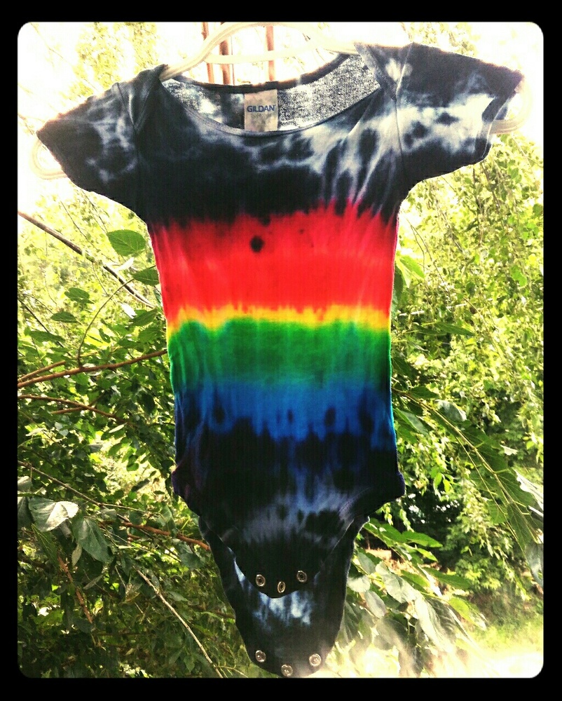6-12m rainbow onesie
